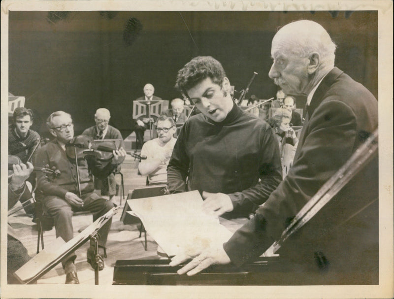 Daniel Barenboim - Vintage Photograph