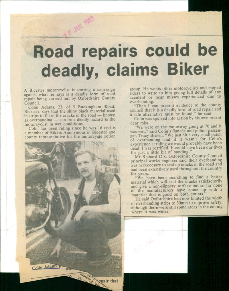 Colin Adams - Vintage Photograph