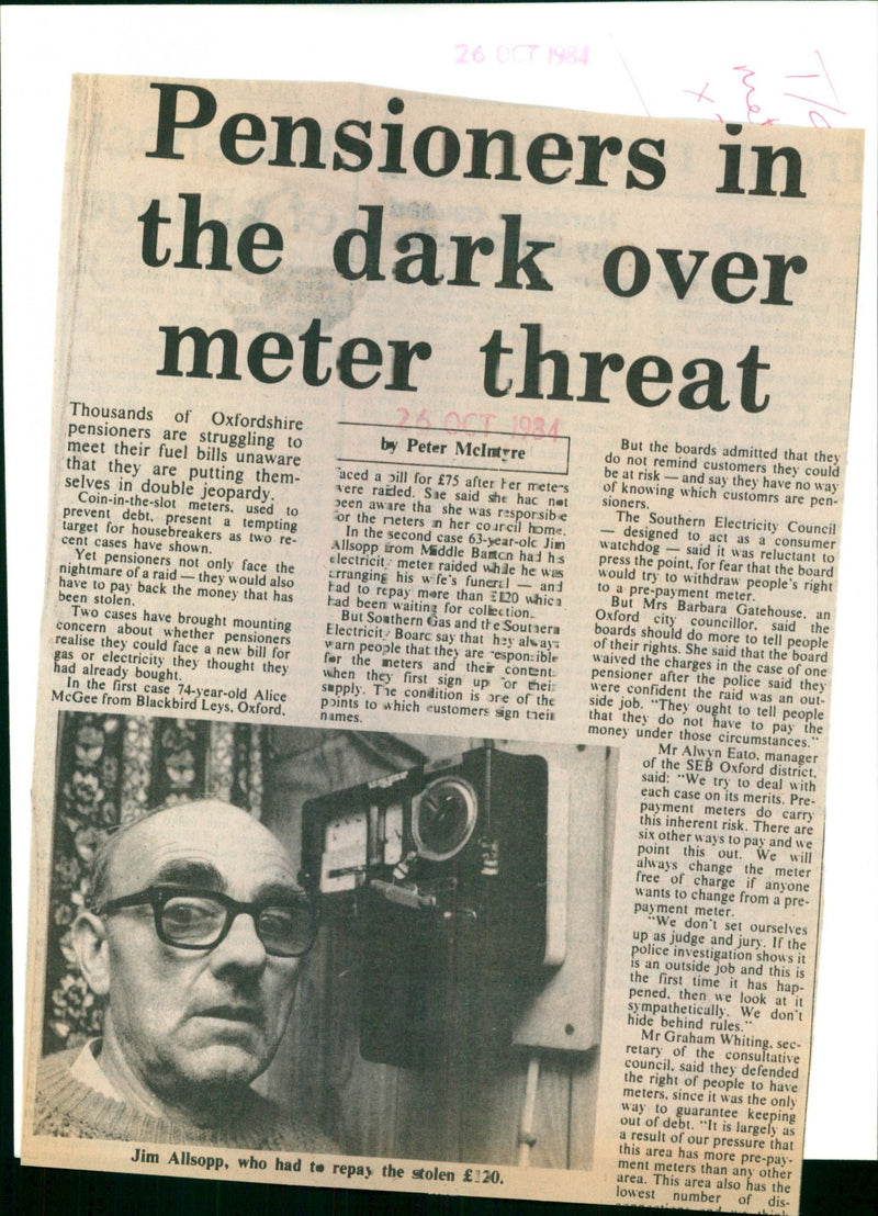 Jim Allsopp - Vintage Photograph