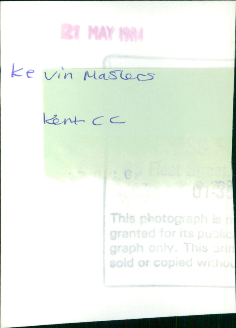 Kevin Maslers - Vintage Photograph