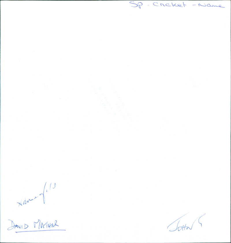 David Mathar - Vintage Photograph