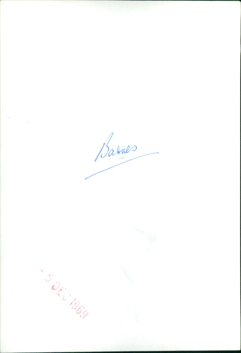 Sgt. Barnes - Vintage Photograph