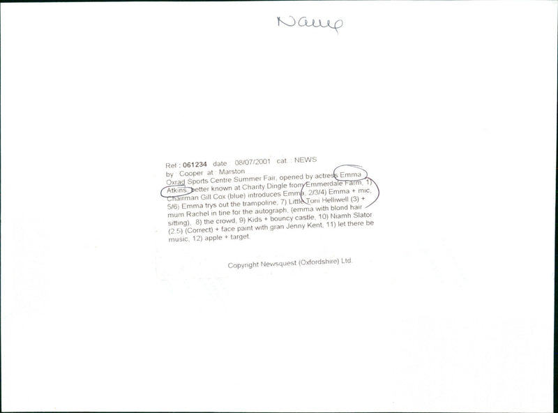 Emma Atkins - Vintage Photograph