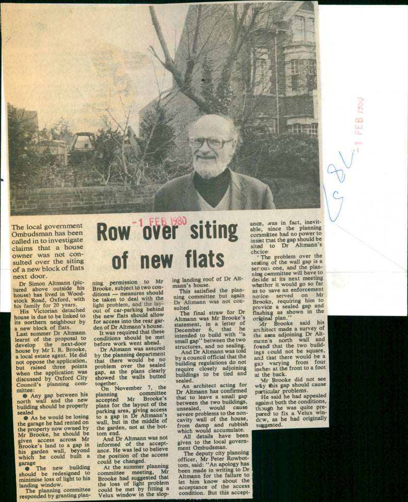 Dr. Simon Altmann - Vintage Photograph