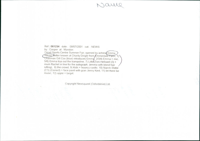 Emma Atkins - Vintage Photograph