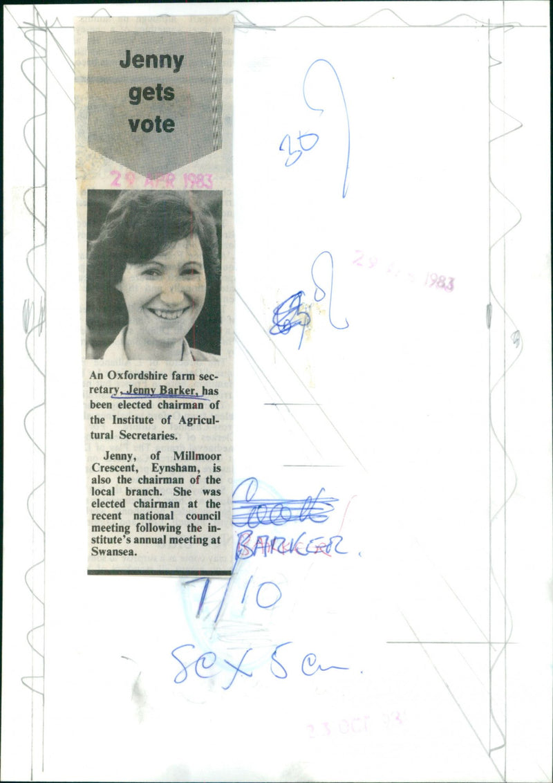 Jenny Barker - Vintage Photograph