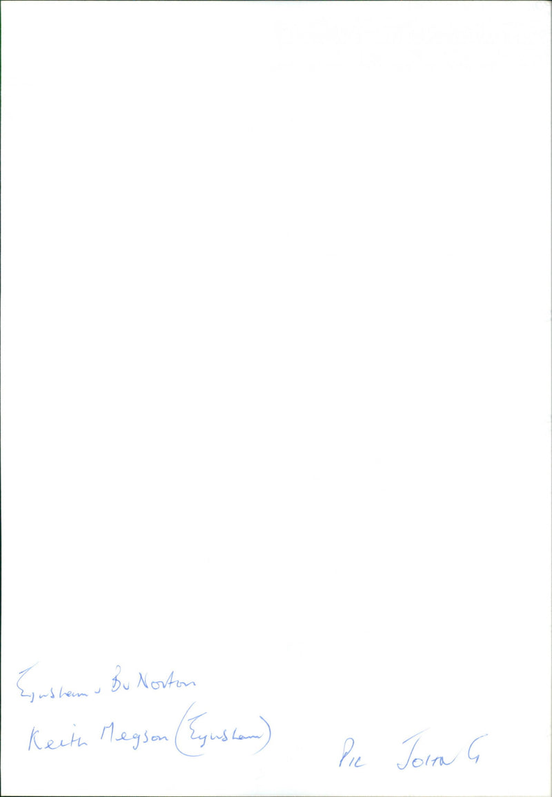 Keith Megson - Vintage Photograph