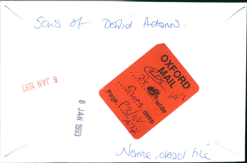 David Adams - Vintage Photograph