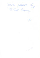 David Barker - Vintage Photograph