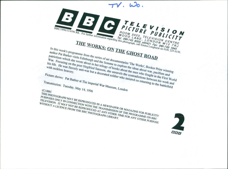 Pat Barker - Vintage Photograph