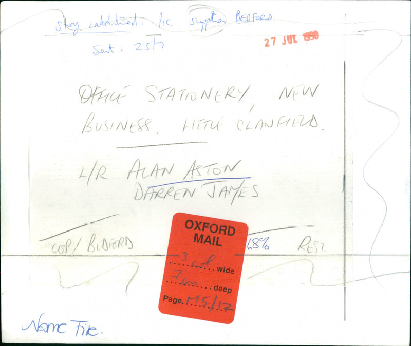 Alan Aston - Vintage Photograph