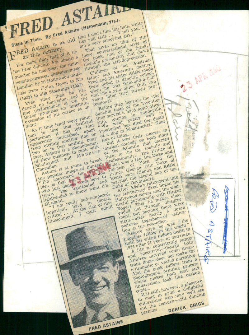 Fred Astaire - Vintage Photograph