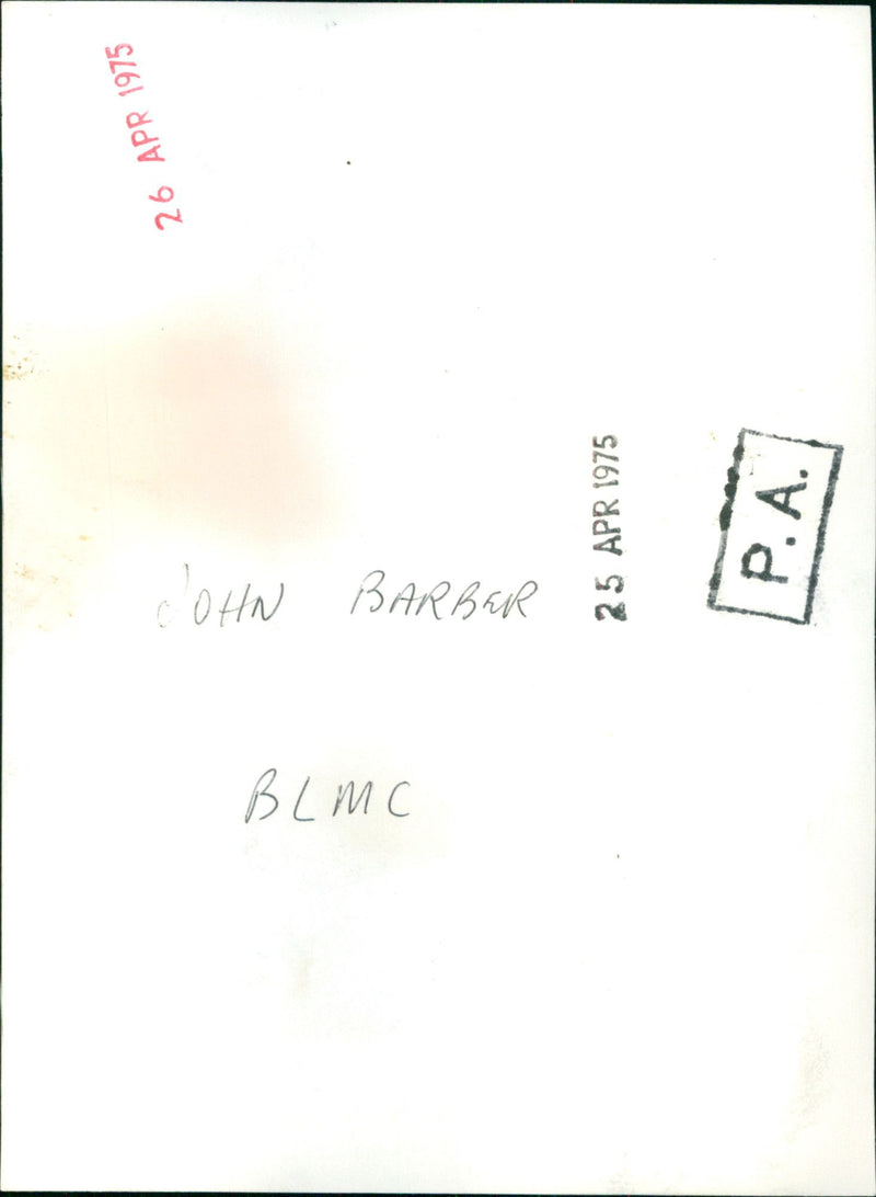 John Barber - Vintage Photograph