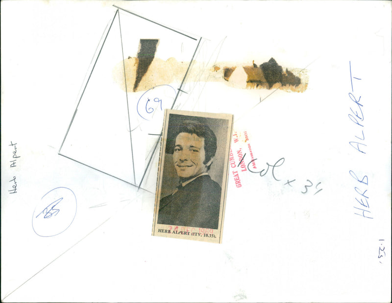 Herb Alpert - Vintage Photograph