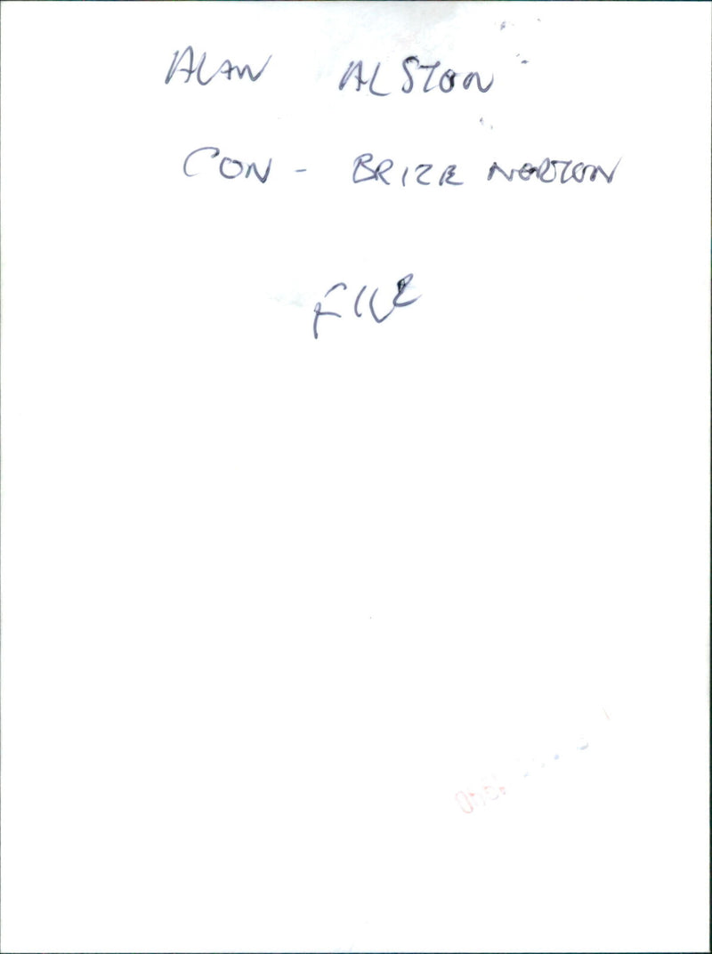 Alan Alston - Vintage Photograph