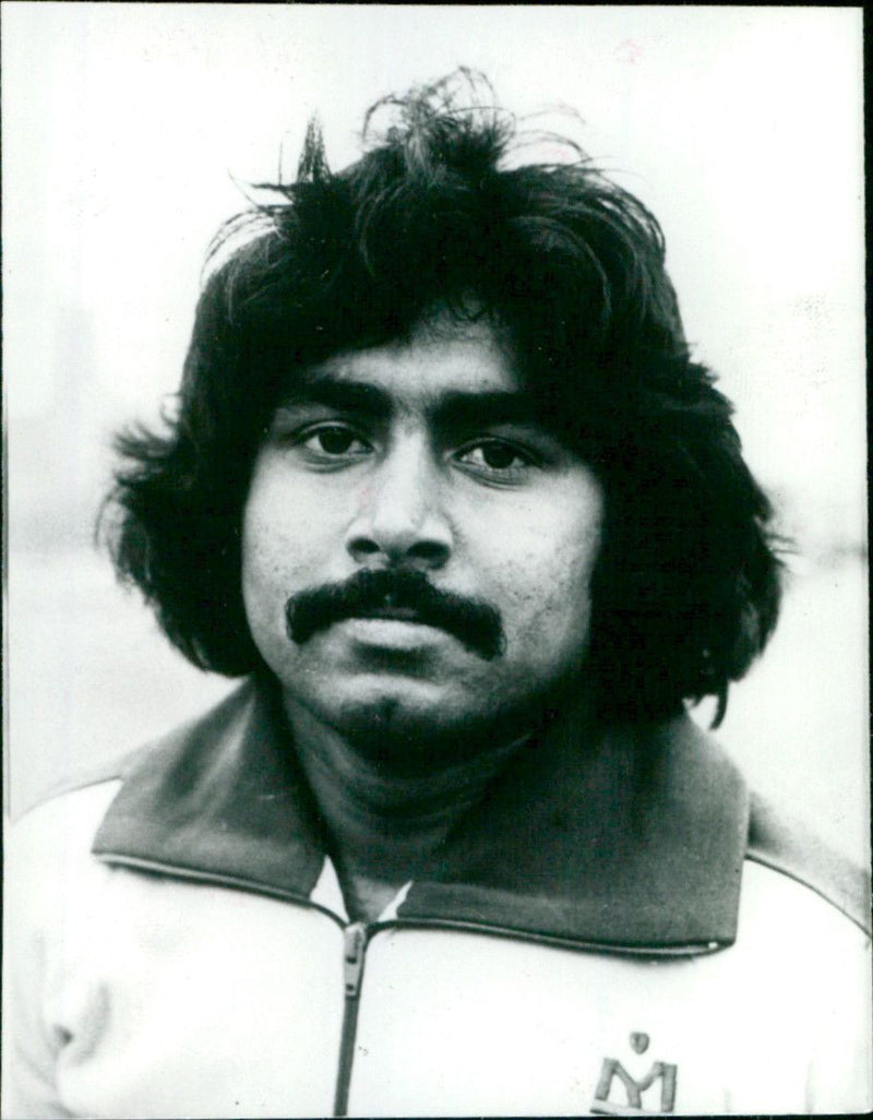 Javed Miandad - Vintage Photograph