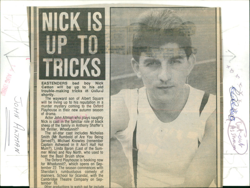 John Altman - Vintage Photograph