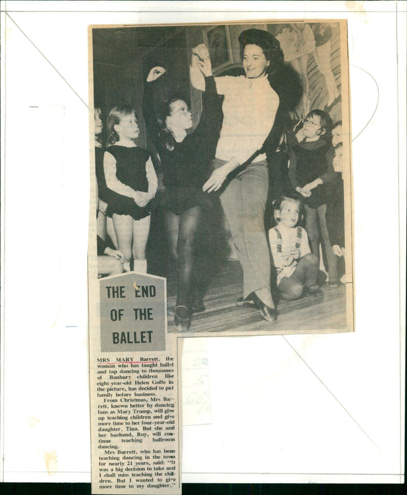 Mary Barrett - Vintage Photograph