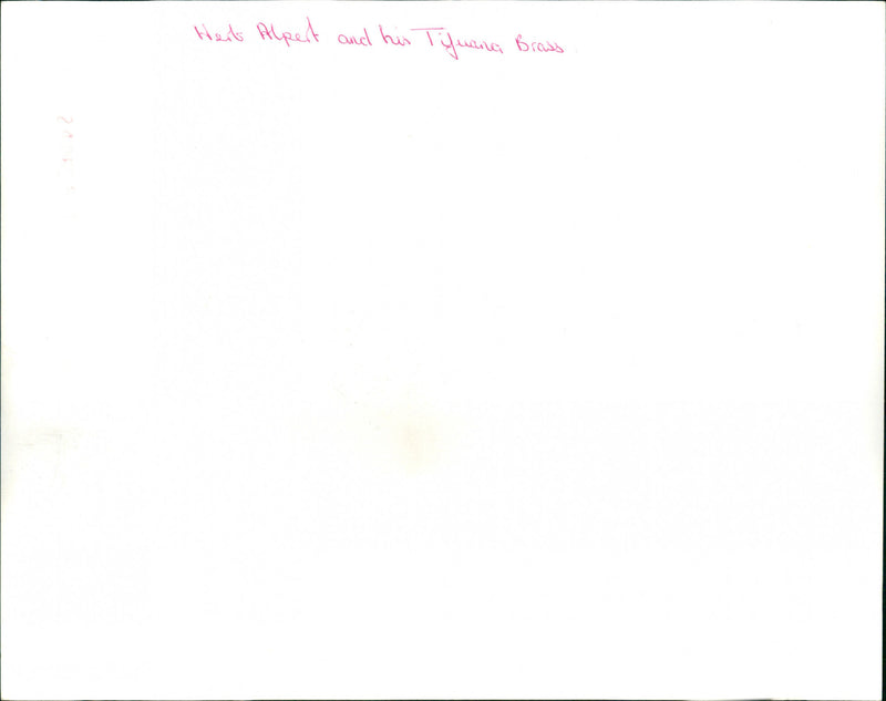 Herb Alpert - Vintage Photograph