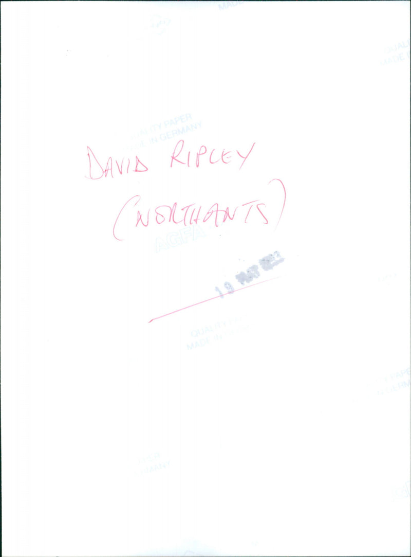 David Ripley - Vintage Photograph