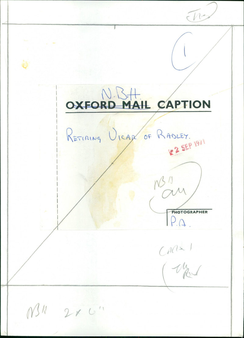 Rev. Sydney Allso - Vintage Photograph