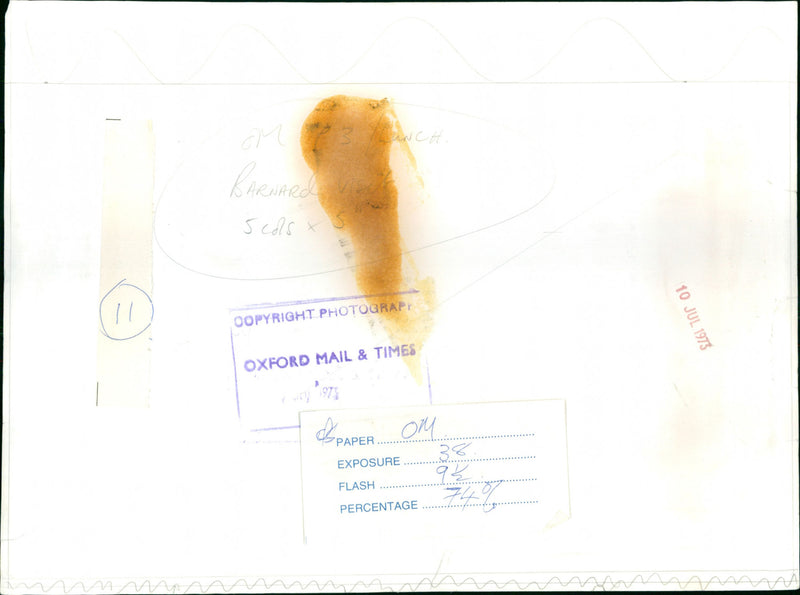 Lunch break during Barnards visit - Vintage Photograph