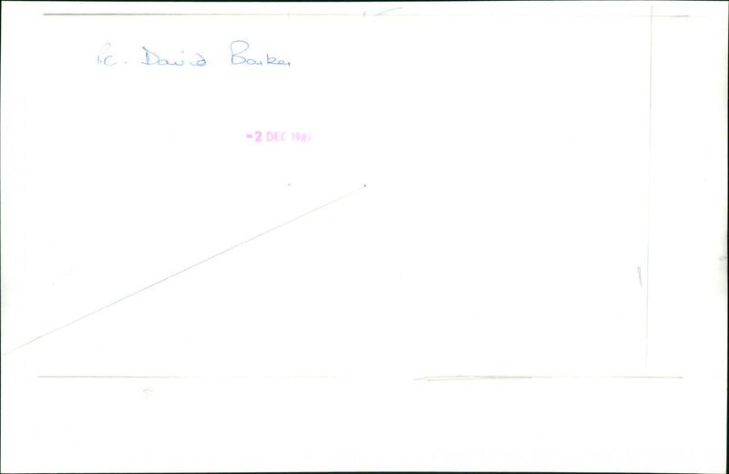 David Barker - Vintage Photograph