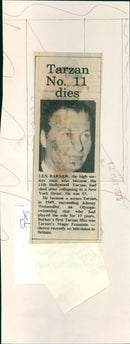 Lex Barker - Vintage Photograph