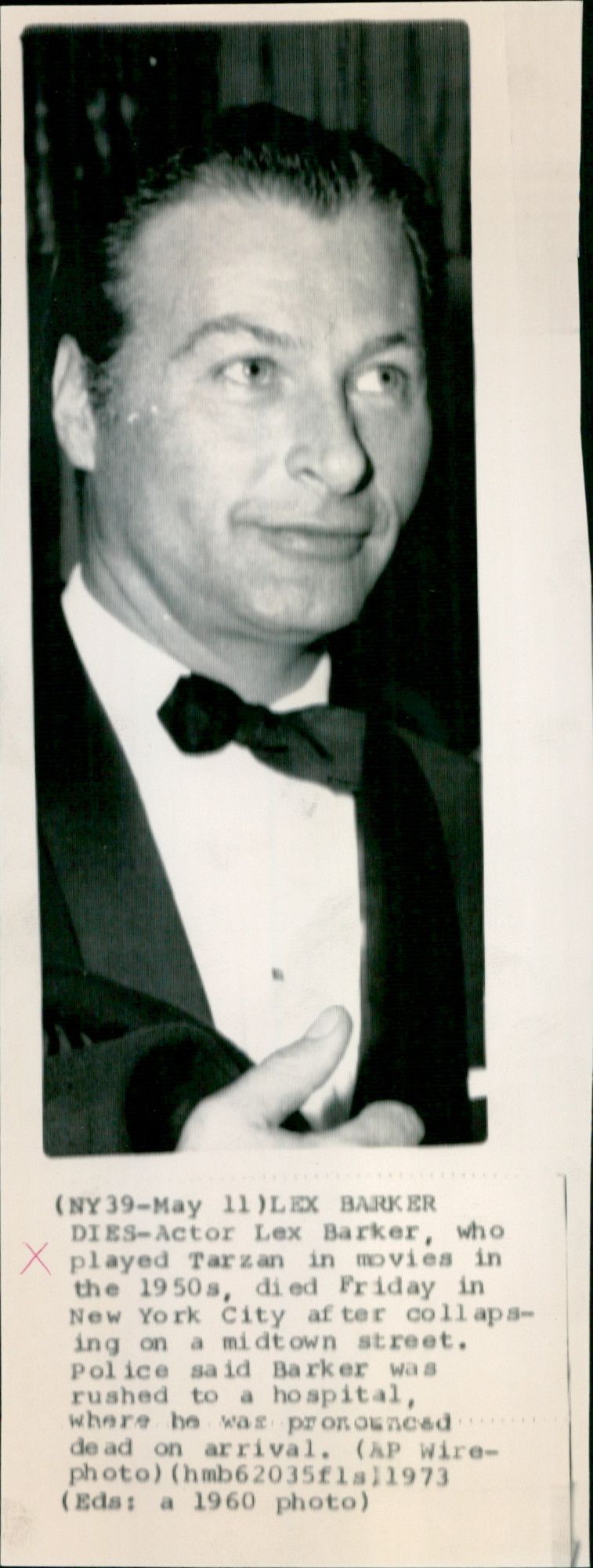 Lex Barker - Vintage Photograph