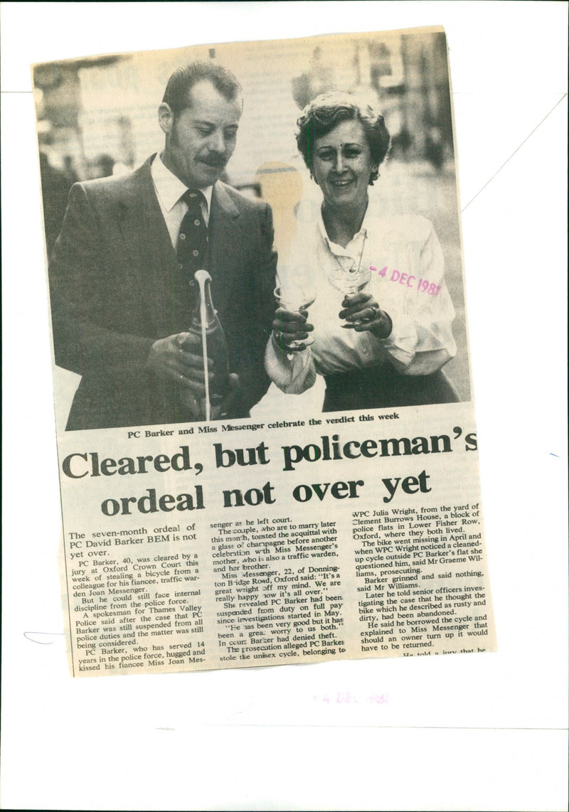 David Barker - Vintage Photograph