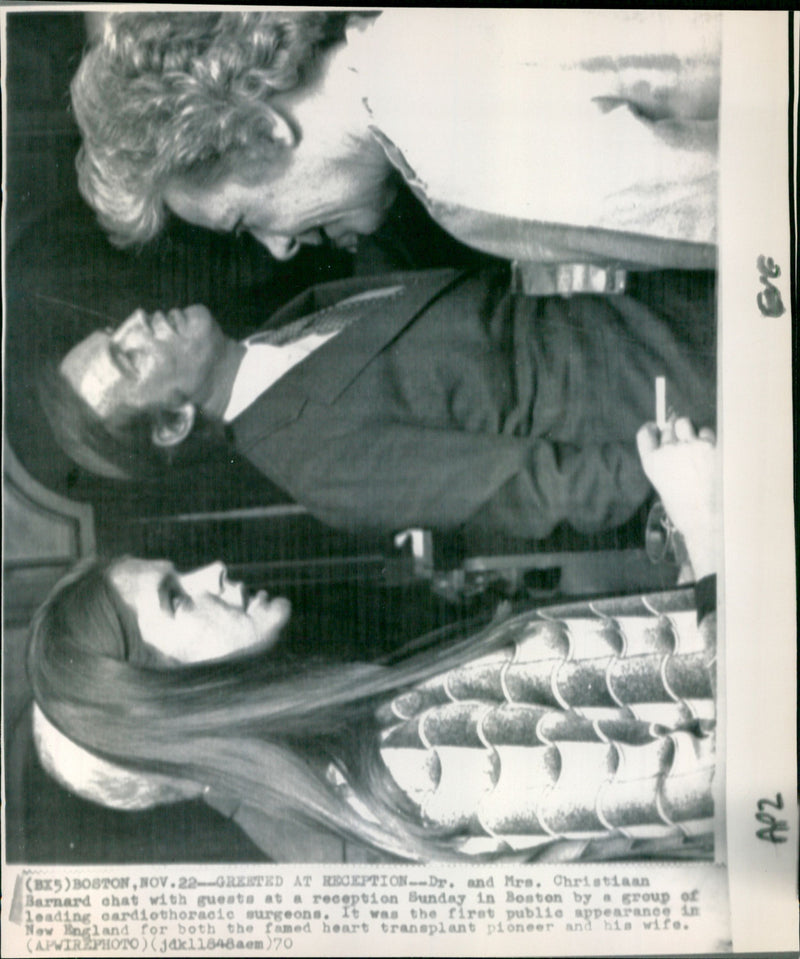 Mr and mrs Christian Barnard - Vintage Photograph