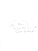 Stephen Robins - Vintage Photograph