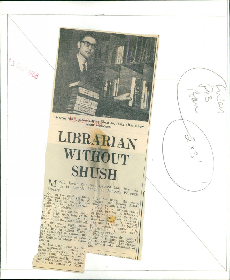 Martin Allitt - Vintage Photograph