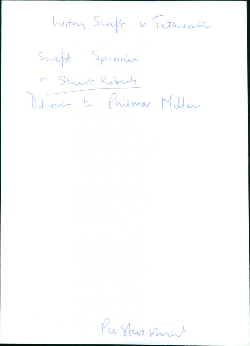 Stuart Roberts - Vintage Photograph