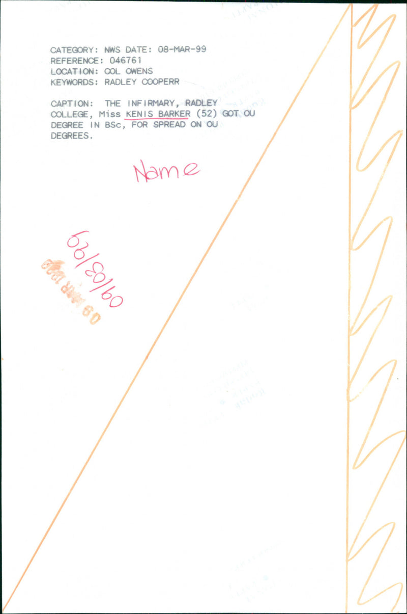 Kenis Barker - Vintage Photograph