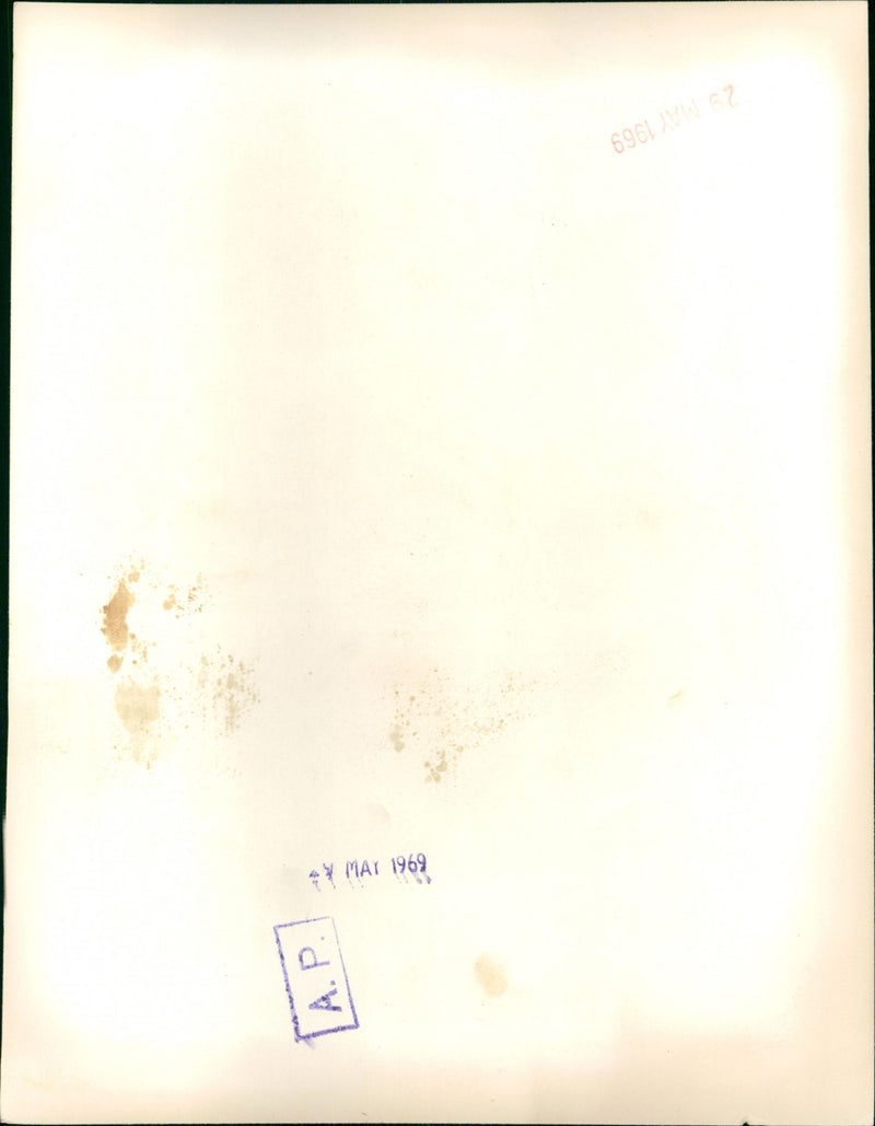 Heart surgeon Christian Barnard having lunch with Barbara Zoeller and their parents in the Island off the Naples gulf - Vintage Photograph