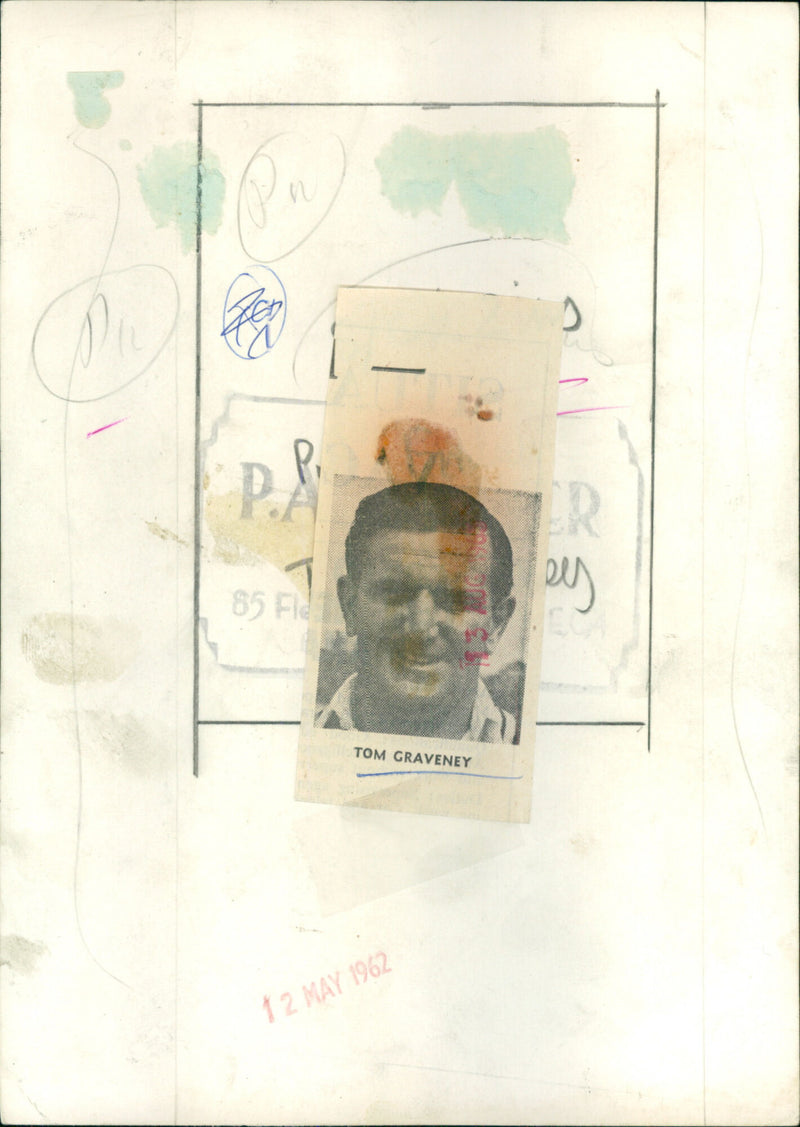 Tom Graveney - Vintage Photograph
