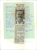 Tom Graveney - Vintage Photograph