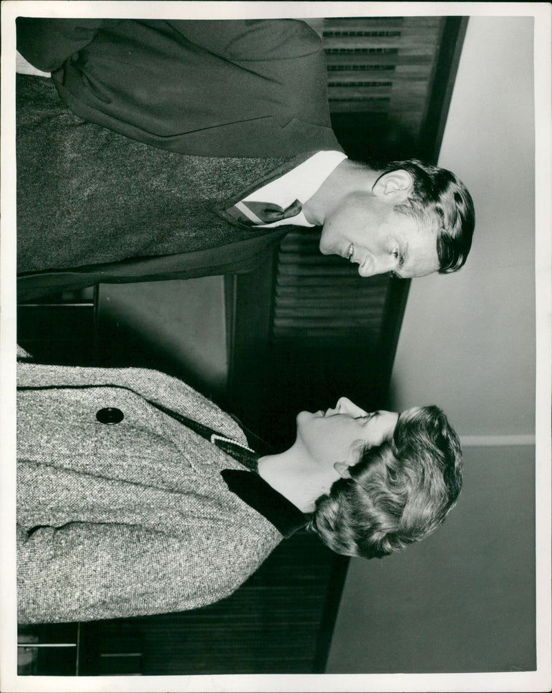 Ann Woodward and Ted Dexter - Vintage Photograph