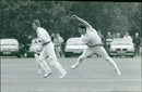 Keith Arnold and other cricketers - Vintage Photograph