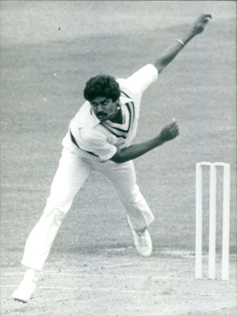 Kapil Dev - Vintage Photograph