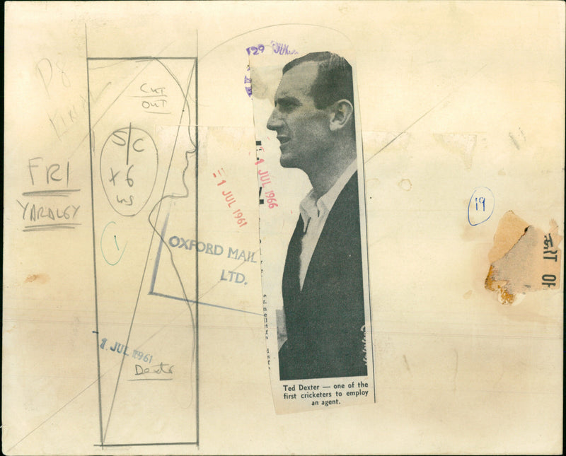 Ted Dexter - Vintage Photograph