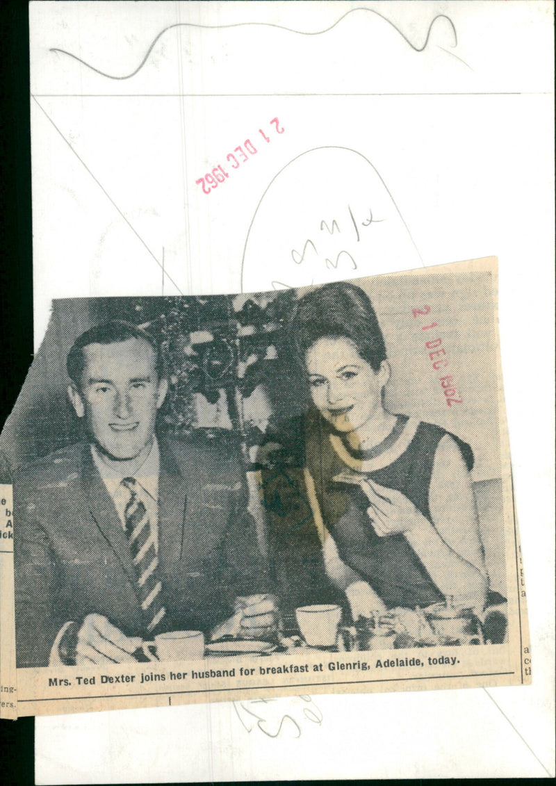 Mrs. Ted Dexter - Vintage Photograph