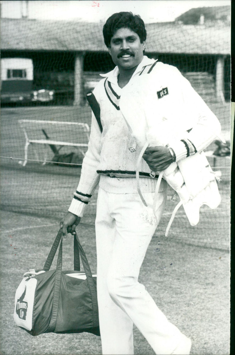 Kapil Dev - Vintage Photograph