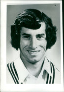 Former cricketer Richard Hadlee posing for a photograph. - Vintage Photograph