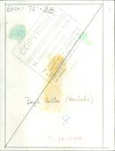 New Zealand cricketer Dayle Hadlee poses for a photograph. - Vintage Photograph