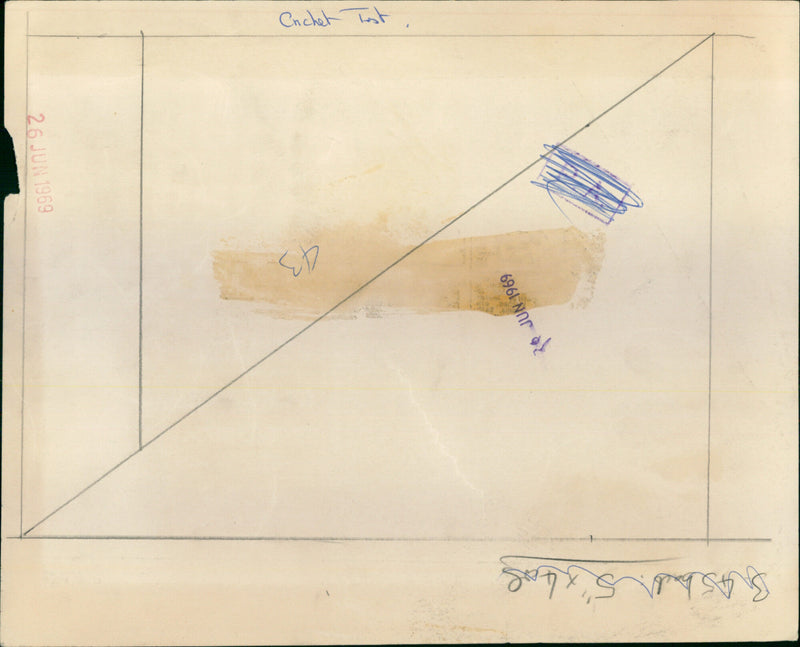 Pakistani cricketer Imran Khan celebrates his 26th birthday in Karachi. - Vintage Photograph