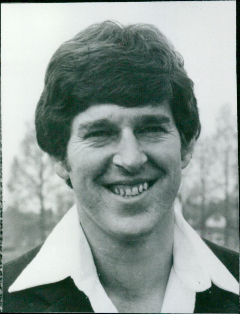 Yorkshire County Cricket Club player Richard Lumb in action during a match. - Vintage Photograph