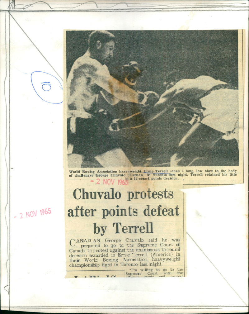 Ernie Terrell - Vintage Photograph