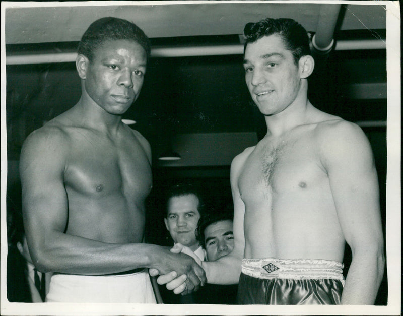 Wally Swift and Virgil Akins - Vintage Photograph